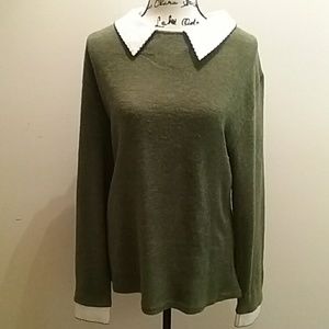 Modcloth Freeway Collar Sweater